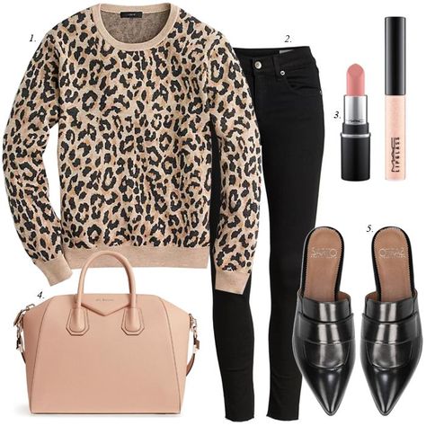 black skinny jeans leopard sweatshirt, build staple wardrobe, virtual stylist, personal stylist, leopard sweater, fall outfit ideas, women fashion Leopard Leggings Outfit Casual, Leopard Print Sweatshirt Outfit, Lepord Print Outfit Ideas, Animal Print Sweater Outfit, Cheetah Sweater Outfit, Leopard Shirt Outfit, Outfit Ideas Sweaters, Leopard Sweater Outfit, Sweatshirt Outfit Ideas