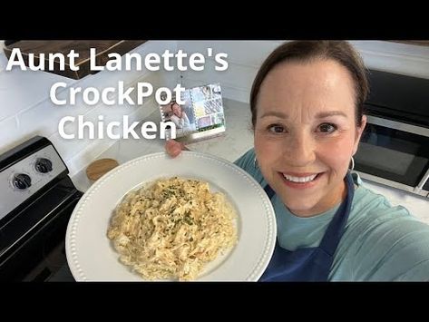 Aunt Lanette’s Crockpot Chicken — Miss Annie's Home + Kitchen Miss Annies Home And Kitchen, No Peek Chicken, Chicken Easy, Busy Family, Crockpot Chicken, Easy Chicken, Family Favorites, Chicken Dishes, Crock Pot