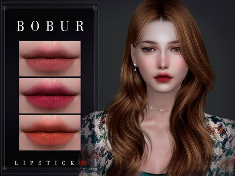 The Sims Resource - Matte Lipstick 130 Sims 4 Cc Lipstick Natural, Sims 4 Cc Lipstick Matte, The Sims 4 Lipstick Cc, The Sims Resource Lips, Sims4 Lipstick, Ts4 Lipstick, Sims 4 Cc Makeup Lipsticks, Sims 4 Cc Lipstick, Sims 4 Lipstick