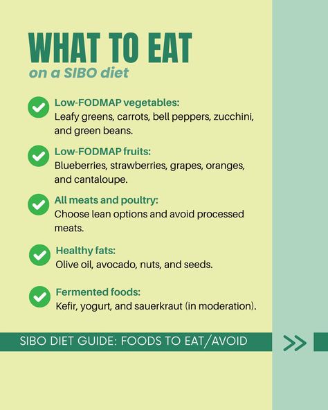 Do you experience bloating, gas, abdominal pain, or diarrhea after eating? 🤔 👉👉These symptoms could be indicative of Small Intestinal Bacterial Overgrowth (SIBO), a condition affecting millions worldwide, but often overlooked! The small intestine plays a crucial role in digestion and nutrient absorption. ⚠️However, an imbalance in the gut microbiome, with an excessive presence of bacteria in the small intestine, can disrupt this process and lead to SIBO. Swipe to see a SIBO diet food li... Low Fodmap Fruits, Gut Protocol, Low Fodmap Vegetables, Low Oxalate Diet, Oxalate Diet, Foods To Balance Hormones, Quantum Healing, Low Oxalate, Small Intestine Bacterial Overgrowth