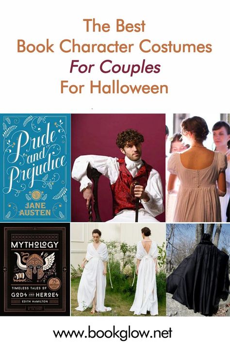 These best book character costumes for couples for Halloween feature legendary couples in literature. If you and your partner are looking for literary couple-inspired costumes and bookish Halloween couples costume ideas, then you’re sure to find inspiration with these best book character costumes for couples for Halloween. #LiteraryHalloween #BookCharactersCostumesForCouples #BookishHalloweenCouplesCostumeIdeas Best Book Character Costumes, Halloween Couples Costume Ideas, Literary Costumes, Couples Costume Ideas, Halloween Couples Costume, Bookish Halloween, Book Costumes, Costumes For Couples, Halloween Couples