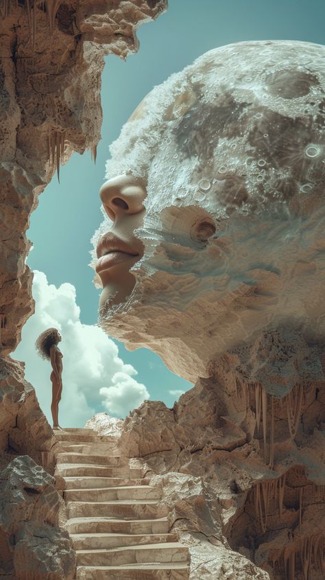 Surreal Human Life Cycle Realistic Surrealism, Surreal Self Portrait, Vintage Surrealism, Surreal Elements, Surreal Photoshop, Human Life Cycle, Inspirational Digital Art, Surreal Landscape, Images And Words