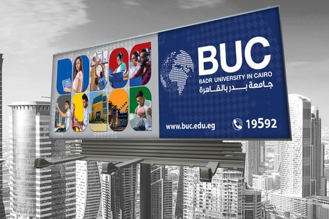 University Billboard Design, Billboard Design Ideas, Billboard Design, Language School, Outdoor Design, Ad Design, Cairo, Mood Boards, Poster Design