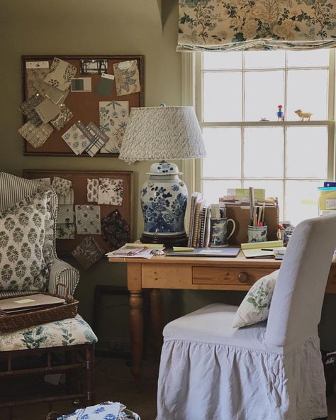 Bonus Room Ideas Multipurpose, Nine And Sixteen, Multipurpose Bedroom, Cottage Desk, Tessa Foley, Cottage Office, Budget Interior Design, Pin Boards, English Decor