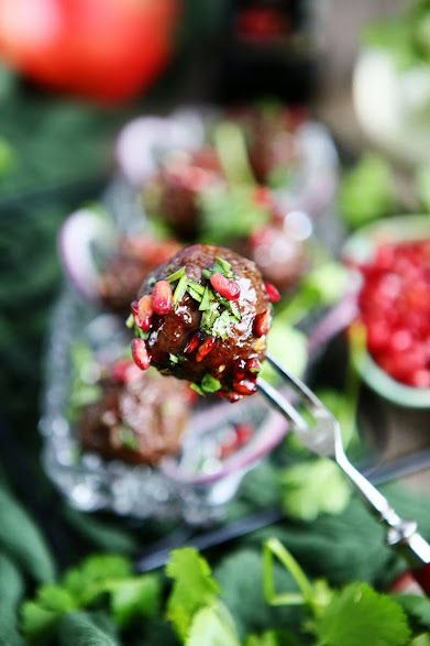 Molasses Recipes, Taste Of Home Recipes, Glazed Meatballs, Persian Cuisine, Honey Glazed, Pomegranate Molasses, Honey Glaze, Eastern Cuisine, Pomegranate Juice