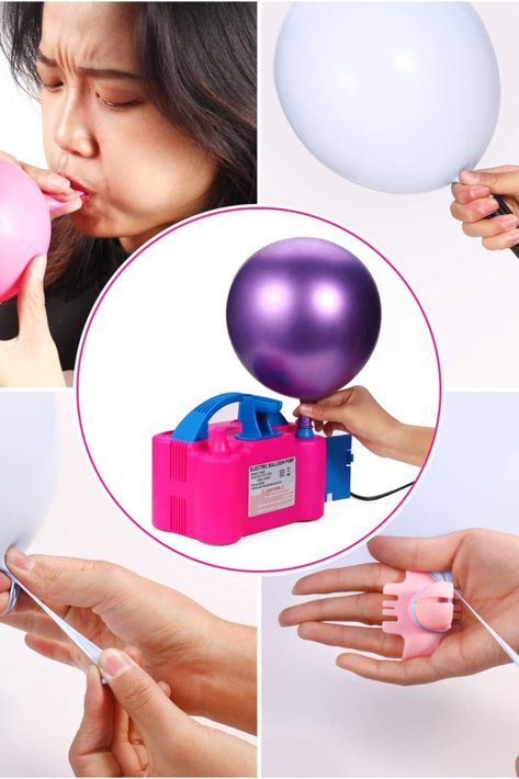 -Double pump -Fast pump & saves time Electric Balloon Pump, Balloon Inflator, Girl Birthday Themes, Balloon Pump, Birthday Themes, Decoration Party, Air Pump, Air Balloon, Birthday Theme