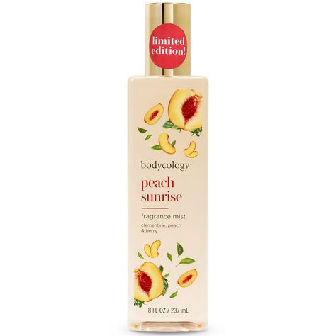 Bodycology Peach Sunrise, Peach Scented Products, Peach Fragrance, Scent Combinations, Juicy Peach, Smell Goods, Womens Fragrances, Fragrance Mist, Body Mist