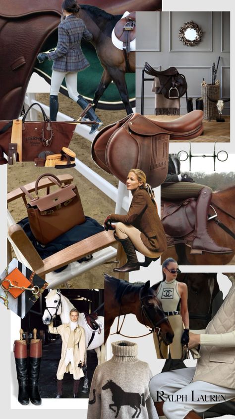 Hermes equestrian 🤎 #hermes #ralphlauren #horses #equestrian Horse Moodboard, Hermes Equestrian Aesthetic, Equine Studies Aesthetic, Hermes Equestrian, Horse Hermes, Hermes Horse Riding, Horses Equestrian, Horse Scarf Hermes, Equestrian Aesthetic