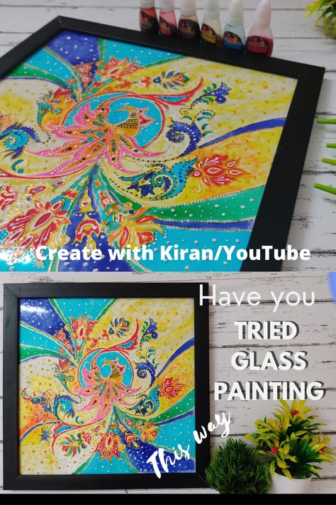 Glass Painting For Beginners, Painting For Beginners, Step By Step Painting, Have You Tried, Easy Paintings, Glass Painting, Starry Night, The Creator, Glass