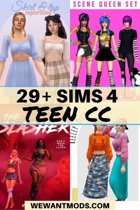 sims 4 teen custom clothing pieces Sims 4 Gen Z Cc, Sims 4 Teenage Clothes, Cc List Sims 4, Sims 4 Cc Teen Girl Clothes, Pre Teen Mod Sims 4, Sims 4 Cc Teenage, Sims 4 Cc Bundles, Teen Cc Sims 4, Sims 4 Cc Teen Clothes