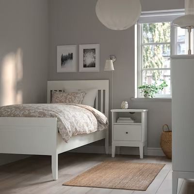 Search - IKEA Ikea Hemnes Bed, Hemnes Bed, Bed Frame With Drawers, Single Bed Frame, Ikea Hemnes, White Bedroom Furniture, Bed Frame With Storage, Ikea Family, Bed Slats