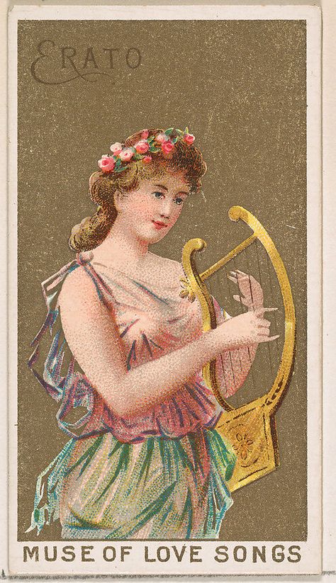 Erato Muse, Daughter Of Zeus, Classical Mythology, Roman Gods, The Greeks, Muse Art, Goddess Of Love, Beautiful Posters, Gods And Goddesses