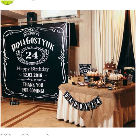 Jack Daniels party Jack Daniels Party, Jack Daniels, Chalkboard Quote Art, Party Ideas, Happy Birthday, Birthday, Gifts