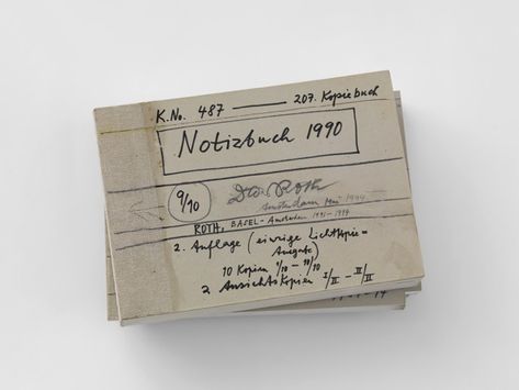 Dieter Roth, Mental Space, Photobook Layout, Philosophical Thoughts, Notebook Art, Sketch Notes, Journal Writing, Conceptual Art, Artist Books