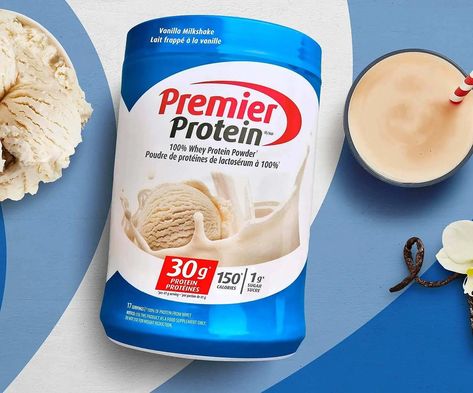 Vanilla Milkshake Protein Powder | Premier Protein Premier Protein Powder Shake Recipes Vanilla, Premier Powder Protein Recipes, Vanilla Premier Protein Powder Recipes, Premier Protein Powder Recipes, Vanilla Protein Recipes, Premier Protein Powder, Protein Powder Recipes Shakes, Vanilla Smoothie Recipes, Vanilla Milkshake Recipe