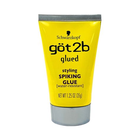 I use this for my eyebrows and it's the only gel that keeps them in place all day!! Got2b Glued, Schwarzkopf Got2b, Hair Glue, Spiked Hair, Brow Lamination, Styling Gel, Bottle Sizes, Hair Gel, Blow Dry