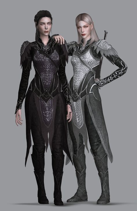 Eltariel | plazasims on Patreon Elven Clothing, Sims Medieval, Medieval Clothes, Pelo Sims, Female Armor, Sims 4 Dresses, Sims 4 Characters, Sims4 Clothes, Sims Hair