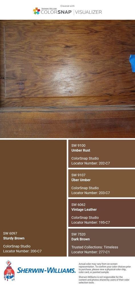 Fired Brick Sherwin Williams Exterior, Sw Vintage Leather Paint, Umber Rust Sherwin Williams, Vintage Leather Sherwin Williams, Muted Mahogany Sherwin Williams, Antiquarian Brown Sherwin Williams, Uber Umber Sherwin Williams, Sherwin Williams Brown Paint Colors, Rust Paint Color