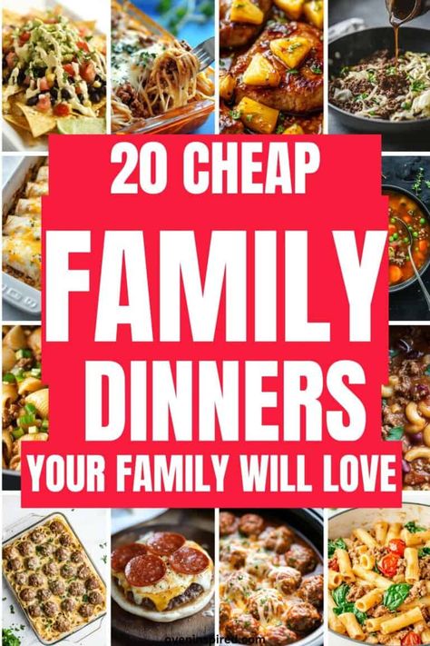 Easy Cheap Family Meals, Inexpensive Family Meals, Family Get Together Food, Cheap Yummy Dinners, Cheap Family Dinner Ideas, Poor Meals, Grooming Tips For Women, Cheap Family Dinners, Quick Cheap Dinners