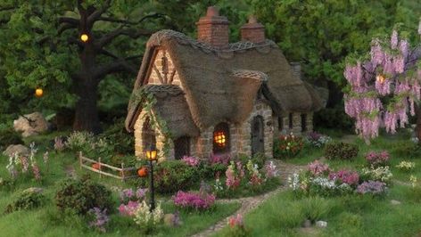 I Design Your House, House Diorama, Fairytale House, Forest Cottage, Art Composition, Kagome Higurashi, House Cottage, House Items, Fairytale Cottage