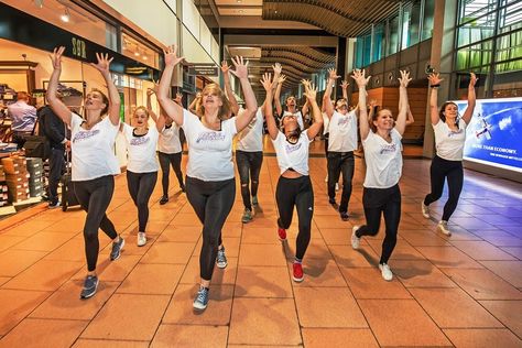 Flash mob takes over Hamburg Airport to celebrate Heinemann campaign - https://www.dutyfreeinformation.com/flash-mob-takes-hamburg-airport-celebrate-heinemann-campaign/ Mob City, Hamburg Airport, Flash Mob, Travel Shopping, Global Travel, 2024 Vision, International Airport, Free Shopping, Staging