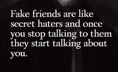 Fake friends are like secret haters and once you stop talking to them, they start talking about you. This poignant statement reveals a harsh truth about the nature of false friendships. Fake friends are masters of deception, hiding behind a mask of kindness and concern while secretly harboring resentment and jealousy. They pretend to be by your side, but in reality, they're waiting for the perfect moment to strike.As long as you're actively engaging with them, they'll maintain their facade, ... Indirect Quotes For Fake Friends, No Fake Friends, Hiding Behind A Mask, Indirect Quotes, Ex Best Friend Quotes, False Friendship, Revenge Quotes, Sharing Secrets, Distance Yourself