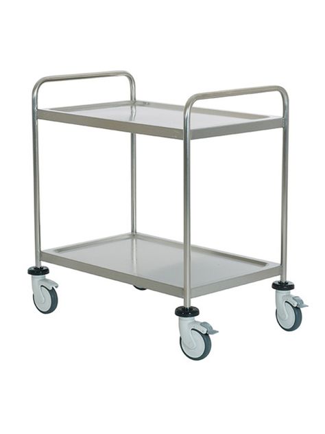 Nursing Trolley, Hospital Trolley, Hospital Equipment Medical, Medical Carts, Health Equipment, Hospital Bed, Baby Hospital, 2 Shelves, Bedside Cabinet