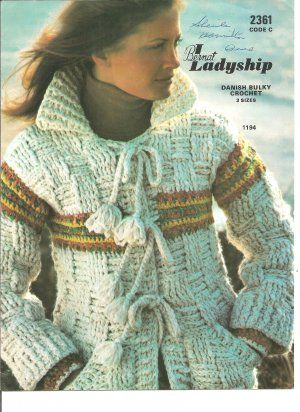 Bernat+Free+Crochet+Patterns | categories > Ladies Crochet Clothing Patterns (5) Crochet Coat Pattern, Crochet Conversion Chart, Coat Crochet, Crochet Jacket Pattern, Crochet Sweater Pattern, Womens Crochet Patterns, Textured Cardigan, Crochet Vintage, Crochet Coat