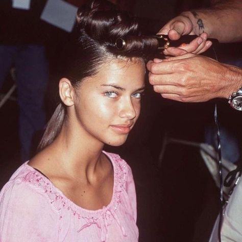 Adriana Lima Young, Model Polaroids, Vs Models, Carmen Marc Valvo, Model Aesthetic, Adriana Lima, Model Life, Woman Crush, Role Models