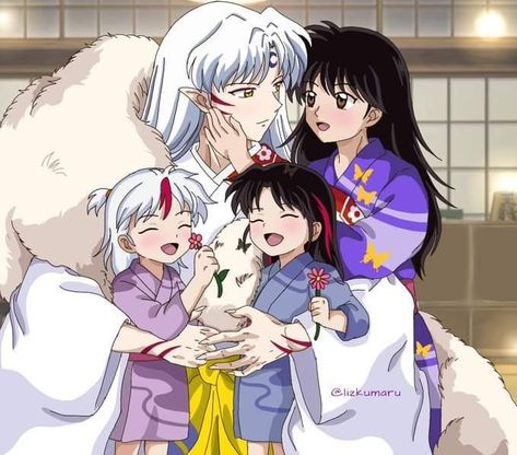 Inuyasha Rin, Sesshomaru And Rin, Rin And Sesshomaru, Inuyasha Love, Inuyasha Fanart, Seshomaru Y Rin, Yashahime Princess Half Demon, Inuyasha And Sesshomaru, Kagome And Inuyasha