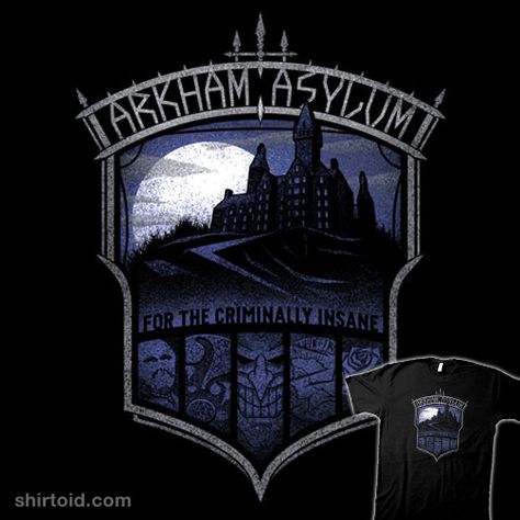 Arkham Asylum #arkhamasylum #batman #comic #comics #coryfreeman #dccomics #film #movie Batman Arkham Asylum, Day Of The Shirt, Killer Croc, Batman Tattoo, Insane Asylum, Joker Tattoo, I Am Batman, Dc Villains, Arkham Asylum