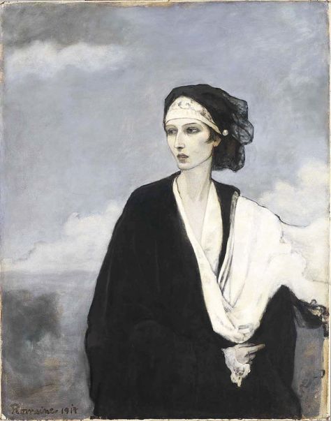 Ida Rubinstein, Romaine Brooks, Woman In Black, Hur Man Målar, Art Et Illustration, American Artists, Female Artists, American Art, Art History