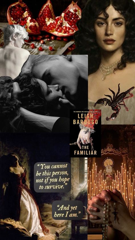 Mood board for The Familiar by Leigh Bardugo #bookstagram #thefamiliar #leighbardugo #luziacotado #fiction #historicalfiction #gothicromance #witchyvibes #spooky #booktok Trending Books, Gothic Romance, Currently Reading, Dark Romance Books, Leigh Bardugo, Book Sites, Top Books To Read, Top Books, Reading Journal