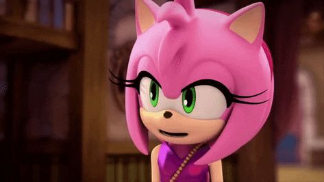 Sonic Boom Amy, Queen Poppy, Sonamy Comic, Rosé Gif, Valt Aoi, Shadow And Amy, Sonic 2, Amy The Hedgehog, Sonic And Amy