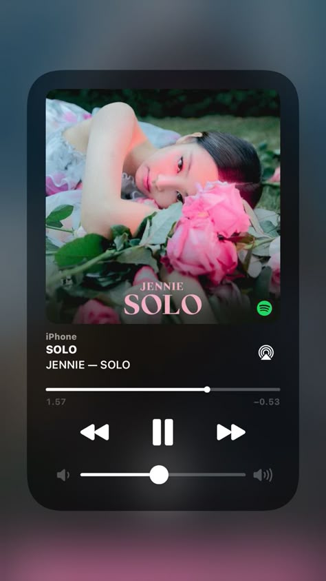 Spotify Screenshot, Kpop Playlist, Jennie Solo, Spotify Songs, Kpop Songs, Music Collage, Pop Posters, Solo Music, Jen Videos