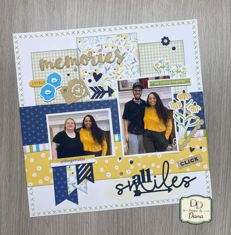 New Scrapbook Ideas, 2 Photo Scrapbook Layouts Ideas, Layered Scrapbook Layouts, Graduation Scrapbook Layouts, Ctmh Scrapbooking Layouts, Scrapbook Layout Ideas, Scrapbook Bebe, Family Scrapbook Layouts, Summer Scrapbook Layouts