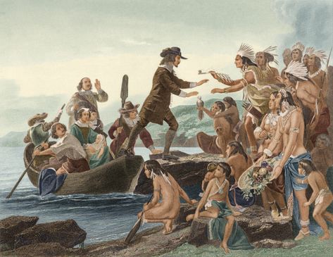 When the first European settlers arrived in the region around Narragansett Bay (present-day Rhode Island) around 1635, they encountered a number of native Separation Of Church And State, Native American Language, Massachusetts Bay Colony, Native American Photos, Colonial America, Local Hero, Church Of England, Religious Freedom, Native American Tribes