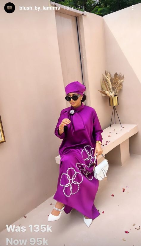 Trending Bubu Gown Styles 2024, Nigerian Ready To Wear Dresses, Ankara Bubu Gown Styles 2024, Purple Bubu Gown Styles, Ankara Bubu Gown Styles With Embroidery, Bubu Gown With Stones, Senegal Fashion, Boubou Styles For Women, Nigerian Dress