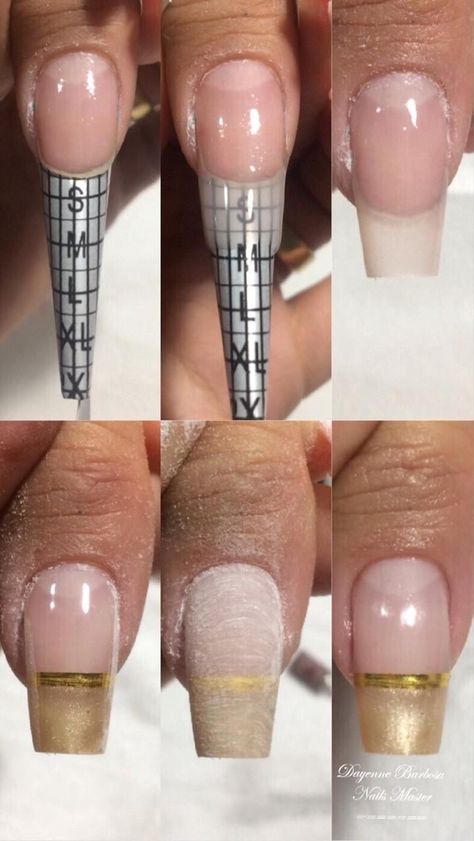 Nails Techniques, Manicure Steps, Acrylic Nail Shapes, Nail Techniques, Diy Acrylic Nails, Nail Art Designs Diy, Uñas Acrilicas, Nail Length, Nail Technician