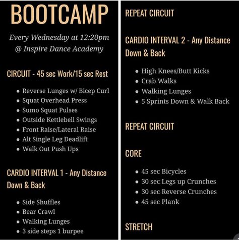 Grab a set of dumbbells and get to work! Strength Bootcamp Workout, Dumbbell Bootcamp Workout, 45 Minute Bootcamp Workout Plan, Full Body Bootcamp Workout, Beginner Bootcamp Workout, Bootcamp Ideas Circuit Training, Workout Class Ideas, Small Group Training Workouts, Group Training Workouts