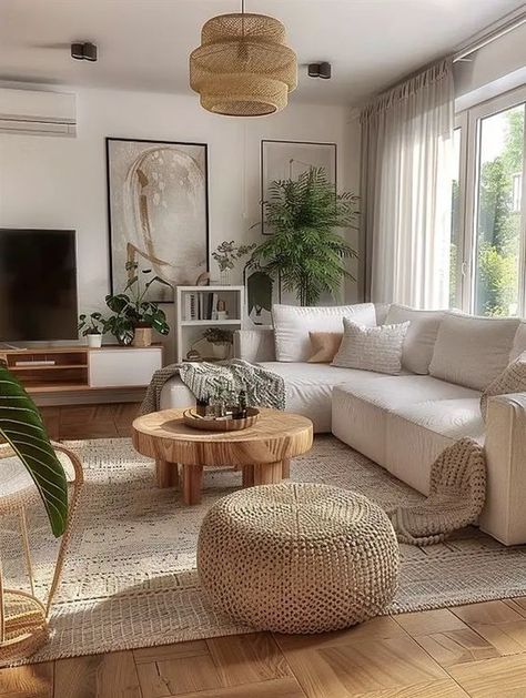 Boho Apartment Living Room, Elevated Living Room, Boho Living Room Inspiration, Boho Style Living, Eclectic Artwork, Boho Living Room Ideas, Earthy Living Room, Modern Boho Living Room, Boho Chique