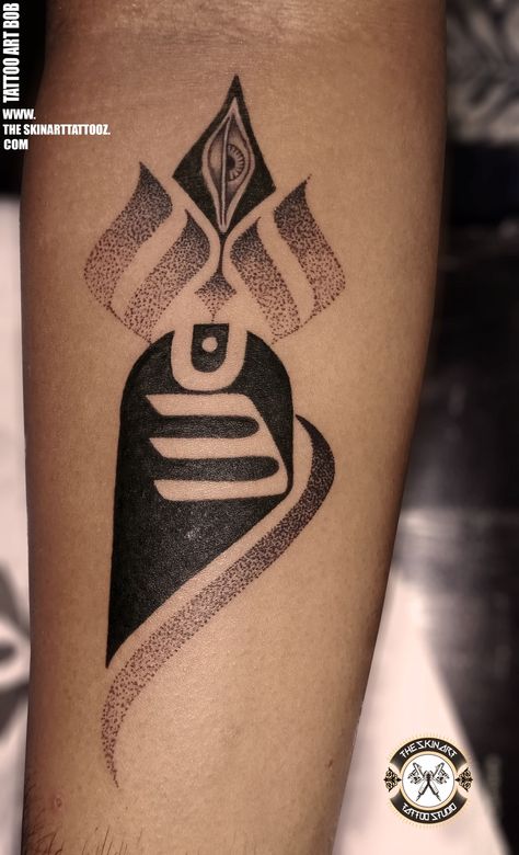 The skinart tattoo studio #shiva #trishul #tattoo #maadevtattoo #shivatattoo #tattoo Shiva Trishul Tattoo, Shiva Trishul, Trishul Tattoo, Band Tattoo Designs, Shiva Tattoo, Cover Up Tattoo, Band Tattoo, Tattoo Studio, Shiva