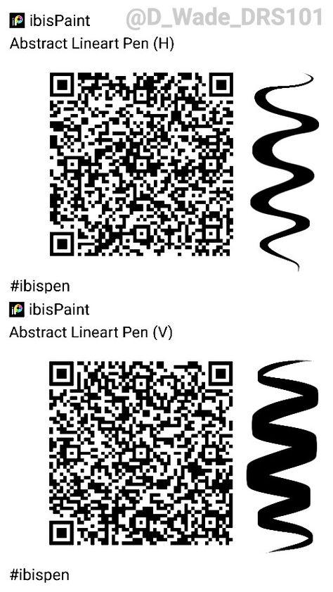 Lineart brush qr code qrcode ibispen ibispaint Ibis Paint Qr Code, Ibispaint Codes, Ibis Brush, Ibispaint Brushes, Brush Codes, Ibis Brushes, Finance Accounting, Paint Brush Drawing, Brush Code