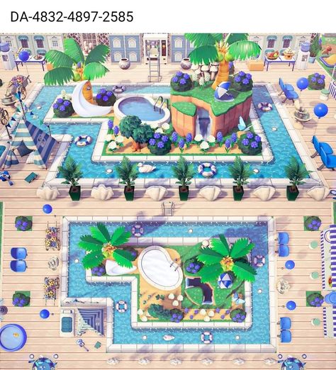 Lazy River Pool, I Miss Summer, Animal Crossing 3ds, Animals Crossing, The Audacity, Animal Crossing Wild World, Lazy River, Animal Crossing Characters, Tropical Animals