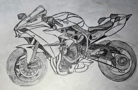 Ninja Bike Drawing, Kawasaki Ninja Sketch, Kawasaki Ninja Drawing, Kawasaki Ninja H2r Drawing, Kawasaki Drawing, Ninja Sketch, Biker Drawing, Ninja Drawing, Motor Drawing