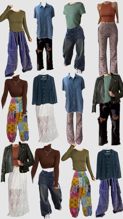 Capsule wardrobe with some clothes I own. #capsulewardrobe #fit #fitinspo #fashion #fashioninspo #fallgirlaesthetic #fallfashion Mood Clothes Aesthetic, Maximalist Wardrobe, Mood Clothes, Clothes Aesthetic, Girl Falling, Dream Wardrobe, Fitness Inspo, Capsule Wardrobe, Aesthetic Clothes