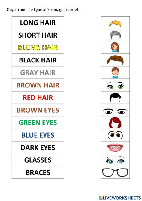 Describing People Worksheet For Kids, Describing People Appearance, Describing People Worksheet, Describing Appearance, People At School, Adjectives To Describe People, Describing People, Animal Pictures For Kids, List Of Adjectives