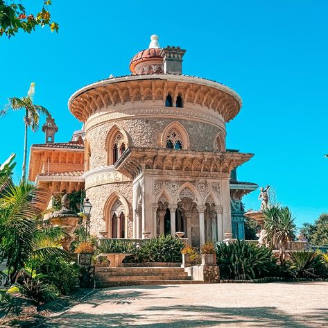 Palaces of Sintra 🩷🧡💛💙 Which one is your favorite? 1. Monserrate Palace 2. Pena Palace 3. Quinta’s da Regaleira 4. Sintra National Palace #sintrapalaces #visitportugal🇵🇹 Sintra Portugal, Pena Palace, Monserrate Palace, Quintas da Regaleira, Sintra National Palace, Hidden gems Portugal, Portugal Vacation Regaleira Sintra, Pena Palace, Portugal Vacation, Sintra Portugal, Visit Portugal, Hidden Gems, Palace, Portugal, Gems