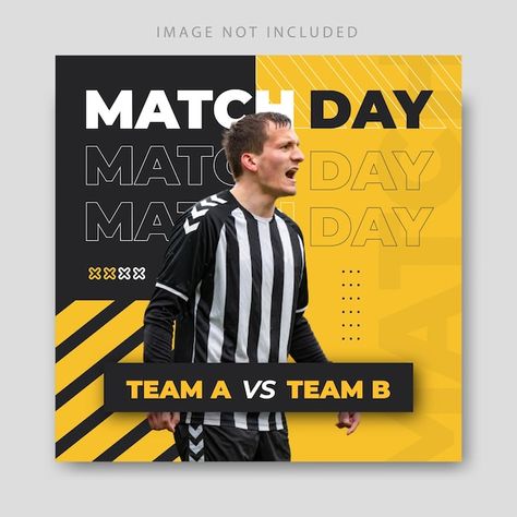 Football Match Day Design, Goal Football Design, Football Instagram Post, Next Match Football Design, Match Day Poster Design, Match Day Football Design, Football Pub, Match Poster, Soccer Post