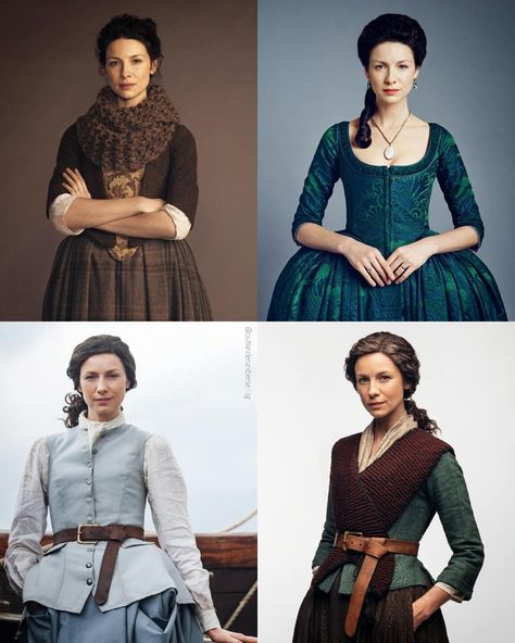 Outlander🌟 on Instagram: “Claire Elizabeth Beauchamp Randall Fraser | S1 S2 S3 S4 ❤ #caitrionabalfe #queen #outlander #clairefraser #beauty #beautiful…” Brianna Fraser, Terry Dresbach, Outlander Costumes, Outlander Season 4, Outlander Claire, Outlander Season 2, Outlander Season 1, Claire Fraser, Outlander Fan